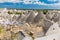 Generic view of Alberobello with trulli roofs and terraces, Apulia region, Southern Italy