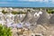 Generic view of Alberobello with trulli roofs and terraces, Apulia region, Southern Italy