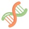 genes vector flat icon, school and education icon