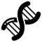 genes vector glyph icon, school and education icon