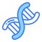 genes vector line icon, school and education icon