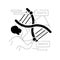Genetic engineering abstract concept vector illustration.