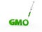 Genetically modified organisms GMO right 3d