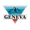 Geneva. City of Switzerland. Editable logo vector design.