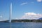 Geneva fountain view