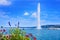 Geneva Geneve lake water Jet D`eau Switzerland