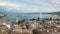 Geneva (Geneve) Switzerland city skyline time lapse at Lake Geneva and Jet d\\\'eau fountain