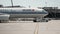 Geneva/Switzerland -July, 22 2019 - Air China airlines airplane, airbus A330-200 in Geneva airport preparing for flight. Airport e