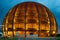 GENEVA, SWITZERLAND - JUNE 8, 2016: The Globe of Science & Innovation in CERN research center, home of Large Hadron Collider