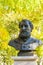 Geneva, Switzerland - October 18, 2017: Bust of Gustave Moynier