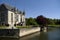 Genhoes Castle in Oud Valkenburg in the early spring fields