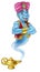 Genie Magic Lamp Aladdin Pantomime Cartoon