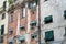 Genoa, alleyways, dilapidated mansion
