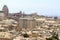 Genoa cityscape panorama seen from Spianata Castelletto