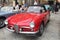 Genoa Italy - Historical re-enactment Pontedecimo Giovi; Alfa Romeo Giuletta Spider
