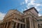 Genoa, Italy - View of the Carlo Felice theatre in De Ferrari square.