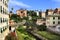 Genoa, Liguria Shore / Italy - 2012/07/06: Nervi shore district of Genoa - Passeggiata Anita Garibaldi panoramic passage in Nervi