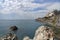 Genoa Nervi waterfront - Promenade and coastline - Ligurian sea - Italy