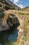 Genoese bridge at Asco in Corsica