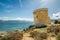 Genoese tower at Mortella near St Florent in Corsica