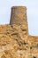Genoese tower of Pietra Islet in Corsica
