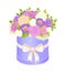Gentle Bouquet of Rose and Daisy Flowers Wrapping