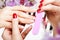 Gentle care of nails in a beauty salon