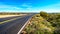 The gentle curves of the Bartlett Dam Road as it winds through the Arizona desert