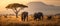 Gentle Giants Grace The Vast African Savannah, Captivating With Their Majestic Presence