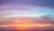 Gentle ligth colors of sunrise sundown sky with pastel light clouds, real sky