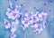 Gentle meadow lilac flowers of wild orchids. Soft delicate colors of spring flowers.