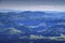 Gentle slopes with green forests Slovak Ore Mountains Slovakia