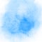 Gentle spot of blue watercolor paint hand drawn. Beautiful abstract watercolor background, blot stain. Backdrop wallpaper