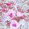 Gentle Spring Floral Seamless Background