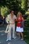 Gentleman dressed as Elvis in holiday parade,Saratoga Springs, New York,2016