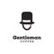 Gentleman Hat Coffee Logo Design