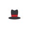 Gentleman hat icon