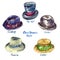 Gentlemen`s hats types