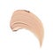 Gently beige strokes and texture of face highlighter