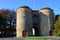 Gentpoort (Gate of Ghent) in the beautiful city of Bruges, Belgium