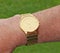 Gents gold wrist watch