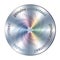 Genuine guaranteed metallic round hologram realistic sticker, sign, icon, emblem, badge. Vector genuine element for