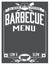 Genuine Southern Barbecue Menu Design