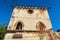 Genzone characteristic ancient village vision square church houses detail Po Valley