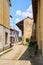 Genzone characteristic village streets vision houses church panorama landscape art