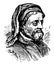 Geoffrey Chaucer vintage illustration