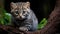 Geoffroy's cat, Leopardus geoffroyi, a wild cat native to South America