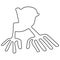 Geoglyph of The Hands from Nazca