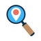 Geographical position tracking Color Vector Icon which can easily modify or edit