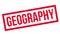 Geography rubber stamp